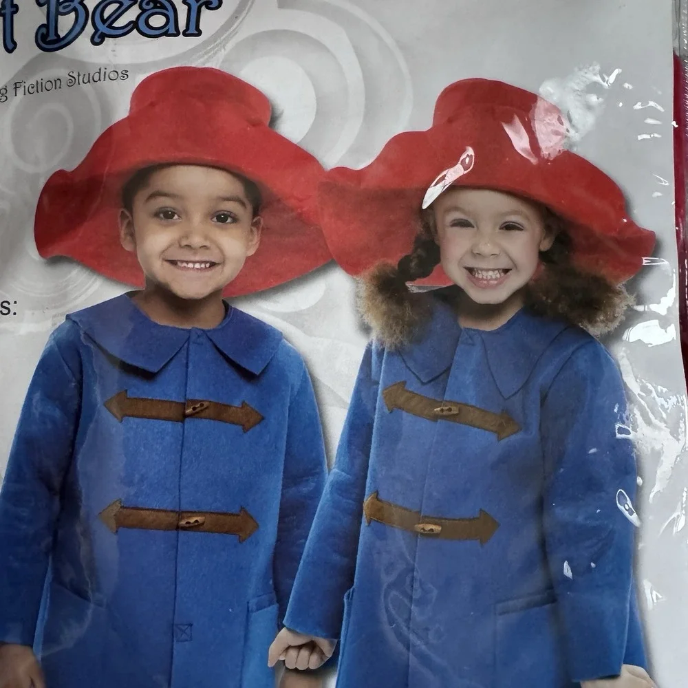 Blue Coat Red Hat Red Boots Bear Toddler Halloween‎ Dress Up Theater Costume